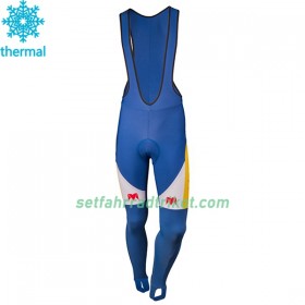 Lang Trägerhose 2018 Sport Vlaanderen-Baloise Winter Thermal Fleece N001